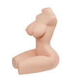 aurora fair lifesize sex doll naked seated side view