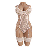 aurora wheat lifesize sex doll in lingerie front